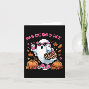 Pas De Boo Ree Halloween Spooky Card