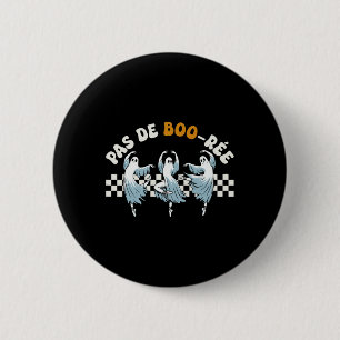 Pas De Boo-rée Spooky Halloween Ghost Ballet Dance 6 Cm Round Badge