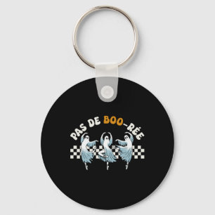 Pas De Boo-rée Spooky Halloween Ghost Ballet Dance Key Ring