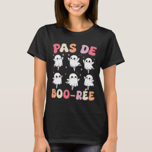 Pas De Boo-rée Spooky Halloween Ghost Ballet Dance T-Shirt