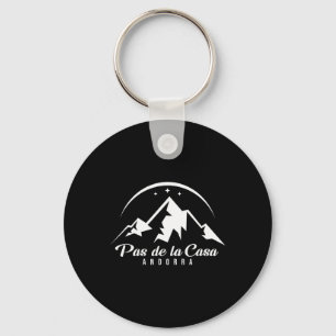 Pas De La Casa Andorra Ski Resort Skiing Snowboard Key Ring