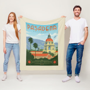 Pasadena, CA Fleece Blanket