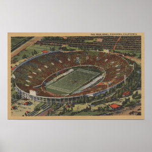 Pasadena, California - The Rose Bowl Poster