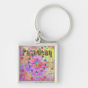 Pasadena Lucky Golden Keychain