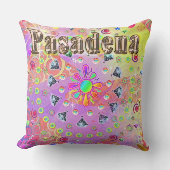 Pasadena Lucky Golden Pillow (Front)