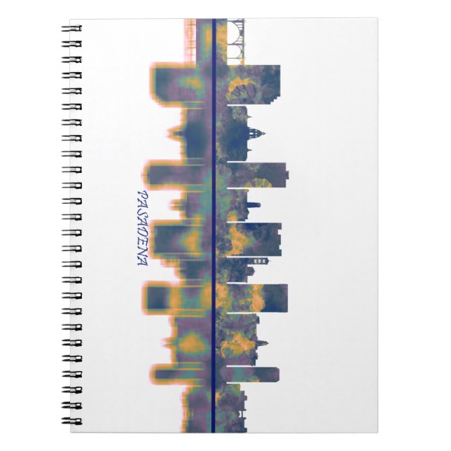 Pasadena Skyline Notebook (Front)