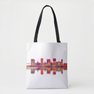 Pasadena Skyline Tote Bag