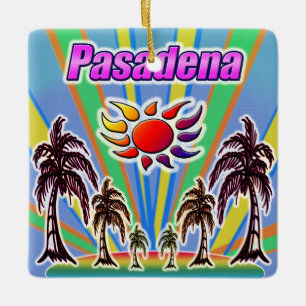 Pasadena Summer Love Ceramic Tree Decoration