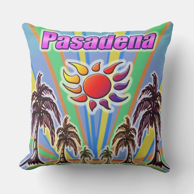 Pasadena Summer Love Pillow (Front)