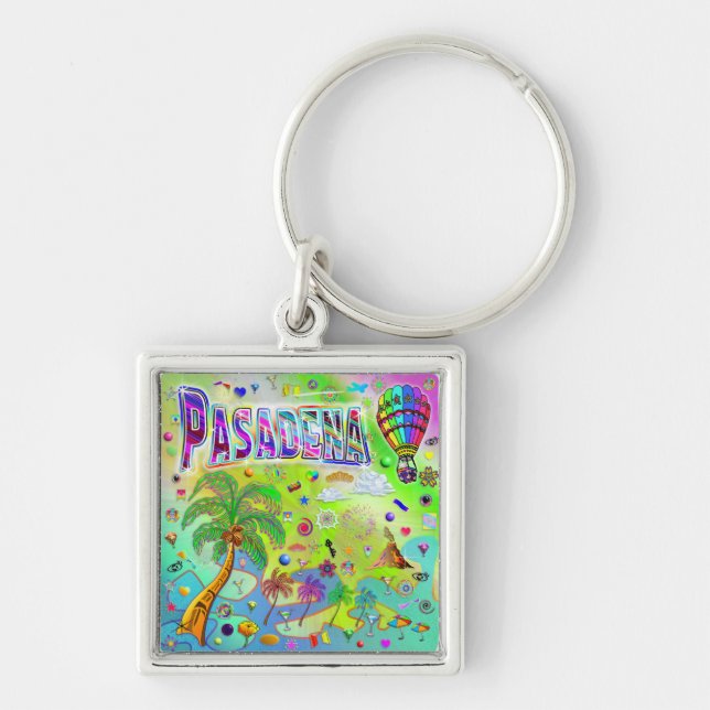 Pasadena Timeless Melody Keychain (Front)