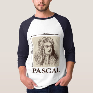 Pascal = 1 newton per square metre math joke T-Shirt