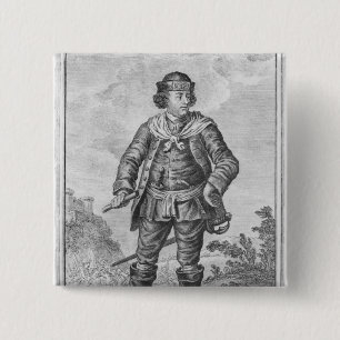 Pascal Paoli 15 Cm Square Badge
