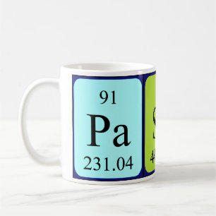 Pascal periodic table name mug