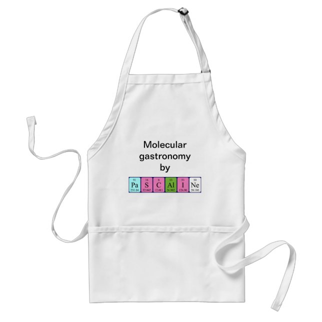 Pascaline periodic table name apron (Front)