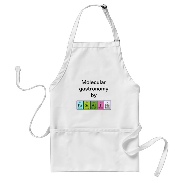 Pascaline periodic table name apron (Front)