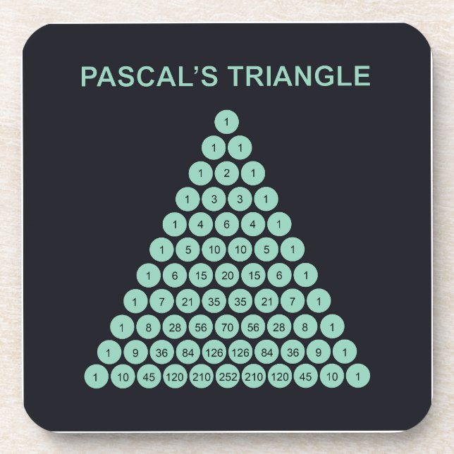 Pascal's Triangle  Coaster (Front)