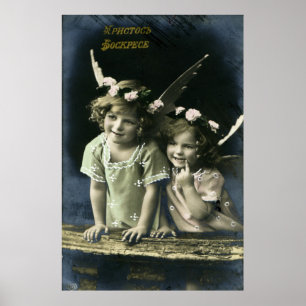 Pascua Vintage Postal Poster