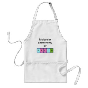 Pascual periodic table name apron