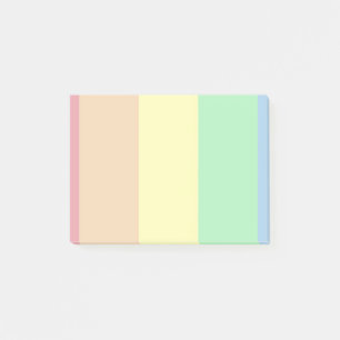 Pasel colors post-it notes