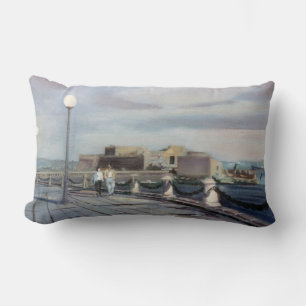 Paseo del Parrote (A Coruña) Lumbar Cushion