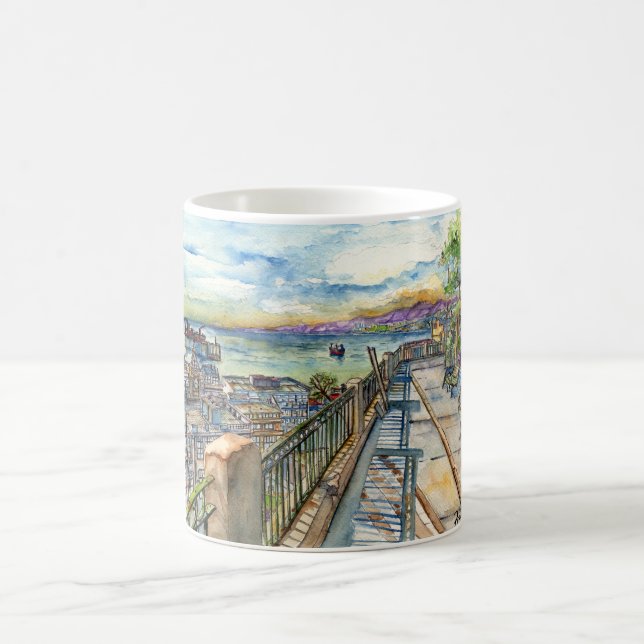 Paseo Gervasoni (watercolor) Coffee Mug (Center)