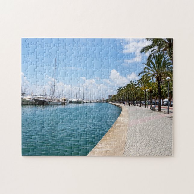 Paseo maritimo - Palma de Mallorca, Spain Jigsaw Puzzle (Horizontal)