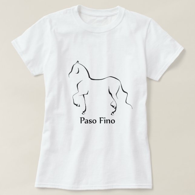 Paso Fino Apparel T-Shirt (Design Front)