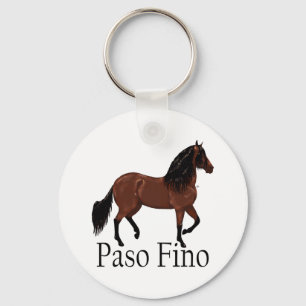Paso Fino Bay "Paso Fino" Key Ring