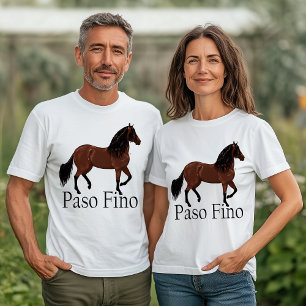 Paso Fino Horse Illustration Equestrian T-Shirt