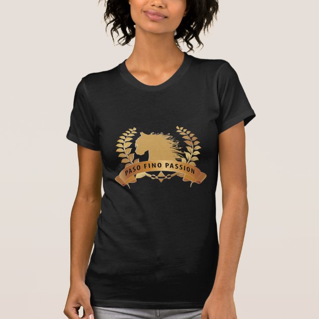 Paso Fino Passion Gold T-Shirt (Front)
