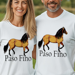 Paso Horse Buckskin Paso Fino T-Shirt