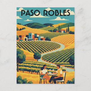 Paso Robles California Central Coast Postcard