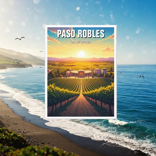 Paso Robles California Central Coast Postcard (Creator Uploaded)