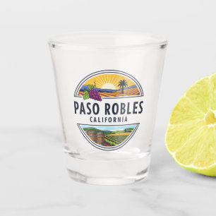 Paso Robles California Central Coast Shot Glass