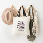Paso Robles California Wine Country Vintage Logo Tote Bag<br><div class="desc">Cute Paso Robles, California tote bag features the name of the wine producing region in vintage distressed lettering, overlaid on an illustration of a cluster of ripe grapes, ready to be turned into wine. Personalise this cute tote with a name or wedding date for a cool personalised gift or giveaway...</div>