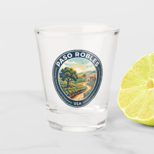 Paso Robles USA Shot Glass
