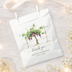 Paso Robles Vineyard Winery Wedding Favours Gift Favour Bag