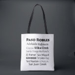 Paso Robles Wine Country Shoulder Tote<br><div class="desc">Exceptional wine country gift!  Paso Robles - California's wild west wine country!</div>
