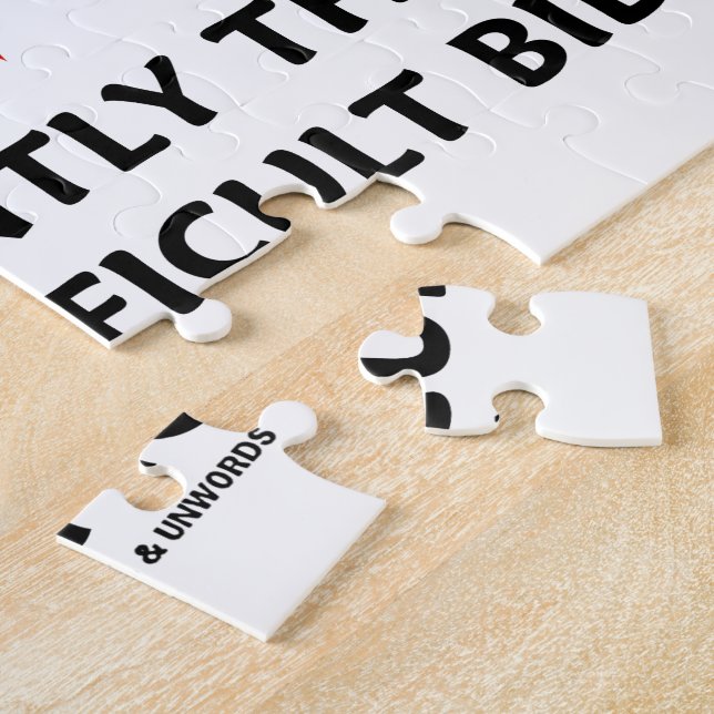 Pass Frequently The Most Difficult Bid Bridge Jigsaw Puzzle (Side)