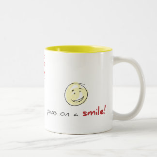 Pass it on! Two-Tone coffee mug