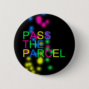 Pass the Parcel 6 Cm Round Badge