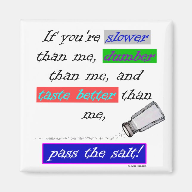 Pass the Salt Magnet (Front)