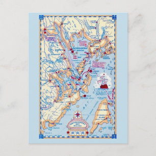 Passamaquoddy Bay Maine  Postcard