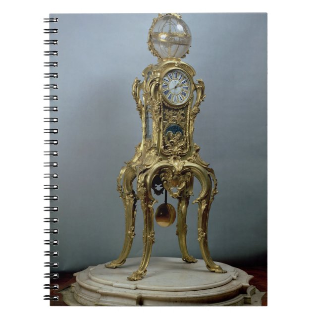 Passament astronomical clock made by Jacques Caffi Notebook (Front)