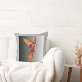 Pássaro Vermelho Cushion