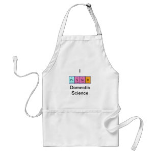 Passed domestic science periodic table name apron