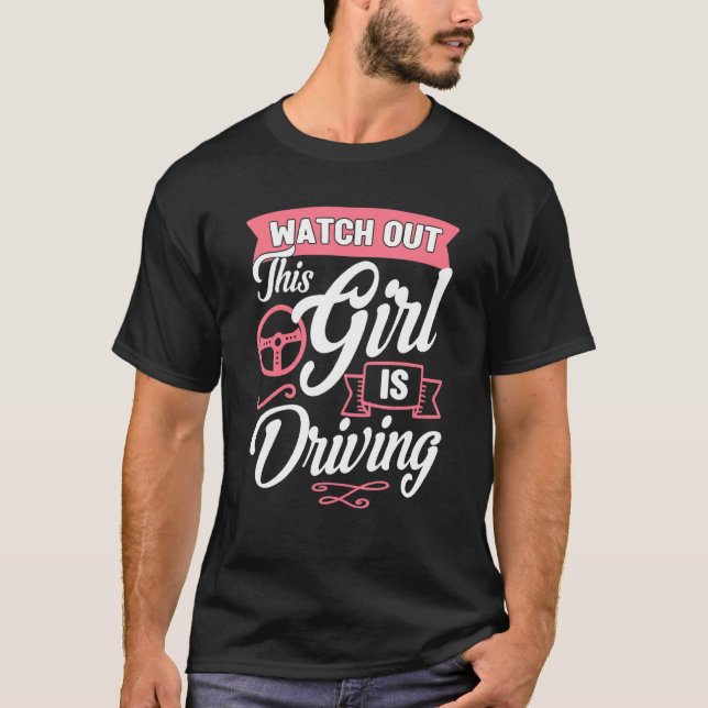 Passed Drivers Test New Driving License Congratula T-Shirt (Front)
