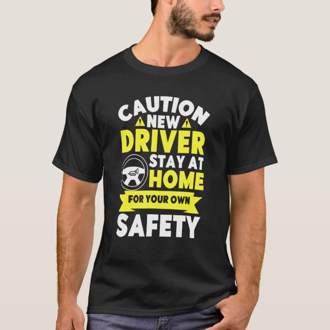 Passed Drivers Test New Driving License Congratula T-Shirt (Front)