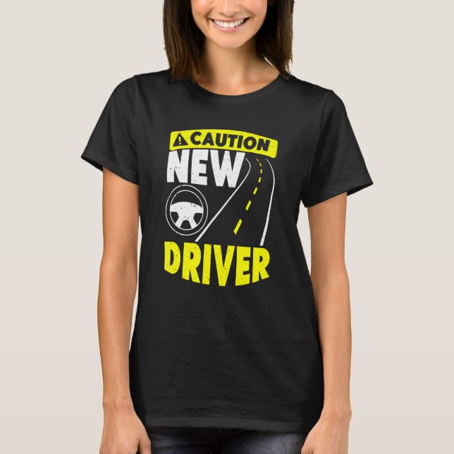 Passed Drivers Test New Driving License Congratula T-Shirt (Front)