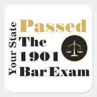 Passed the Bar Exam (Customise State & Year)